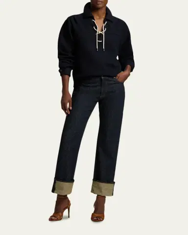 Ralph Lauren Collection Adderley Cuffed Slim Jeans | Thumbnail 5