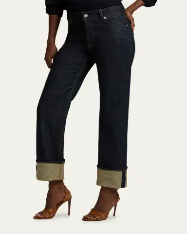 Ralph Lauren Collection Adderley Cuffed Slim Jeans | Thumbnail 7