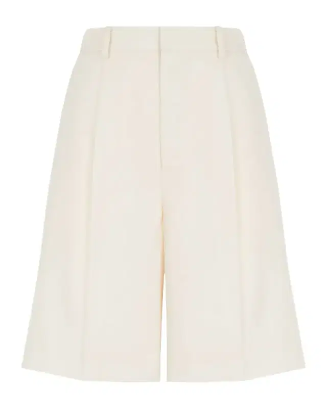 Ralph Lauren Collection Minetta Wool Gabardine Shorts