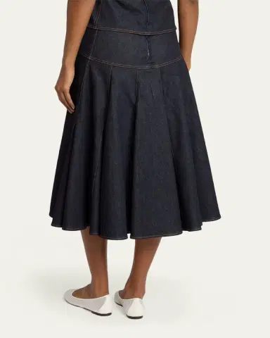Jacquemus Denim Midi Skirt | Thumbnail 7
