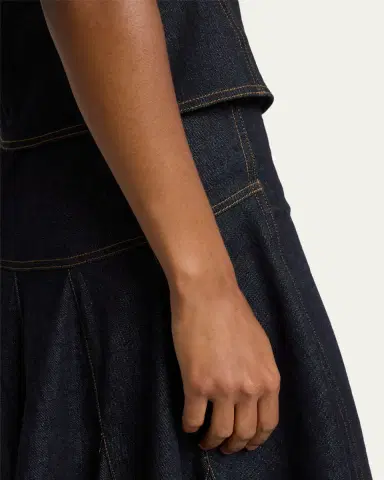 Jacquemus Denim Midi Skirt | Thumbnail 9