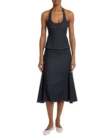 Jacquemus Denim Midi Skirt | Thumbnail 1