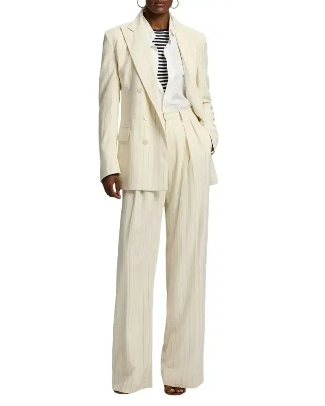 Ralph Lauren Collection Ramona Striped Wool Jacket
