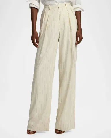 Ralph Lauren Collection Jody Striped Wool Pants | Thumbnail 3 Ralph Lauren Collection Jody Striped Wool Pants | Thumbnail 3