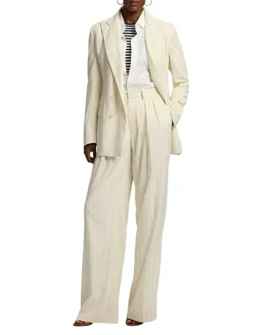 Ralph Lauren Collection Jody Striped Wool Pants | Thumbnail 1 Ralph Lauren Collection Jody Striped Wool Pants | Thumbnail 1