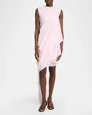 Jacquemus Traversin Courte Asymmetric Draped Sleeveless Dress | Thumbnail 2 Jacquemus Traversin Courte Asymmetric Draped Sleeveless Dress | Thumbnail 2