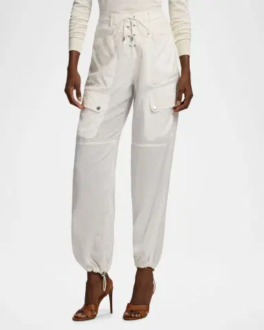 Ralph Lauren Collection Briella Ripstop Ankle Cargo Pants | Thumbnail 3 Ralph Lauren Collection Briella Ripstop Ankle Cargo Pants | Thumbnail 3