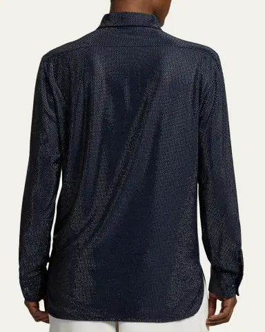 Ralph Lauren Collection Adrien Relaxed Fit Embellished Shirt | Thumbnail 6 Ralph Lauren Collection Adrien Relaxed Fit Embellished Shirt | Thumbnail 6