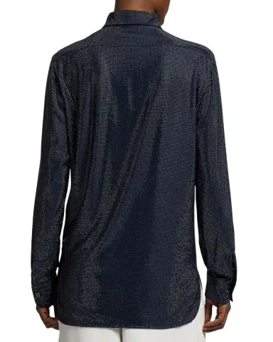 Ralph Lauren Collection Adrien Relaxed Fit Embellished Shirt | Thumbnail 1 Ralph Lauren Collection Adrien Relaxed Fit Embellished Shirt | Thumbnail 1