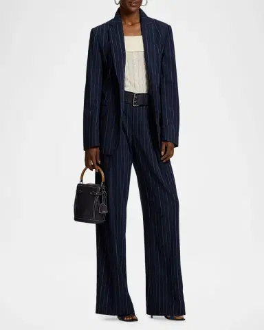 Ralph Lauren Collection Marcy Striped Wool Jacket | Thumbnail 2 Ralph Lauren Collection Marcy Striped Wool Jacket | Thumbnail 2