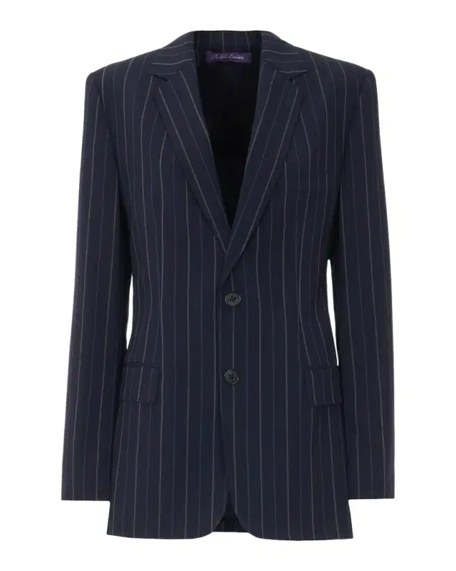 Ralph Lauren Collection Marcy Striped Wool Jacket