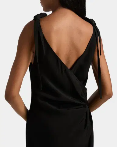 Co Draped Back Maxi Slip Dress | Thumbnail 4 Co Draped Back Maxi Slip Dress | Thumbnail 4