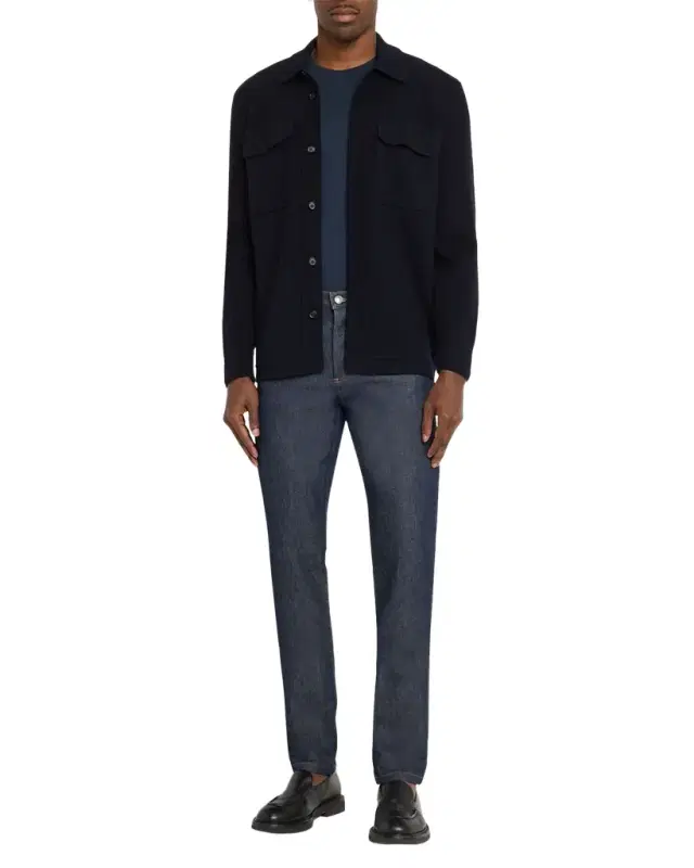 Men 's Athluxury Cotton and Cashmere Shirt Jacket