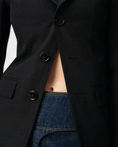 Ami Paris Single-Breasted Slim Wool Blazer Jacket | Thumbnail 6 Ami Paris Single-Breasted Slim Wool Blazer Jacket | Thumbnail 6