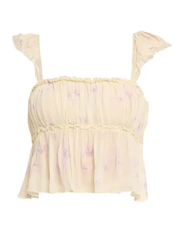 LoveShackFancy Siena Floral Cotton Voile Tank Top | Thumbnail 1 LoveShackFancy Siena Floral Cotton Voile Tank Top | Thumbnail 1