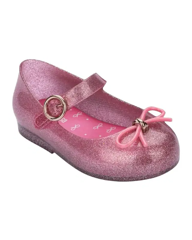 Mini Melissa Girl 's Sweet Love Mary Jane Ballerina Flats, Baby/Toddlers