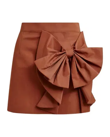 Essentiel Antwerp Joyous 3D Bow Mini Skirt | Thumbnail 1 Essentiel Antwerp Joyous 3D Bow Mini Skirt | Thumbnail 1