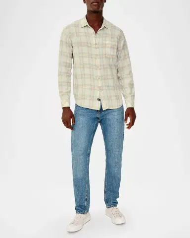 Rails Men's Long-Sleeve Wyatt Shirt in Conch Shore | Thumbnail 2