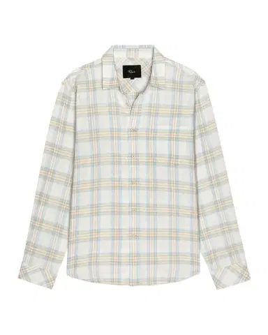 Rails Men's Long-Sleeve Wyatt Shirt in Conch Shore | Thumbnail 1