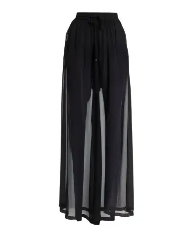 Dolce & Gabbana Sheer Silk Chiffon Wide-Leg Pull-On Pants | Thumbnail 1 Dolce & Gabbana Sheer Silk Chiffon Wide-Leg Pull-On Pants | Thumbnail 1