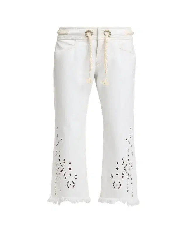 Isabel Marant Alison Embroidered Crop Jeans