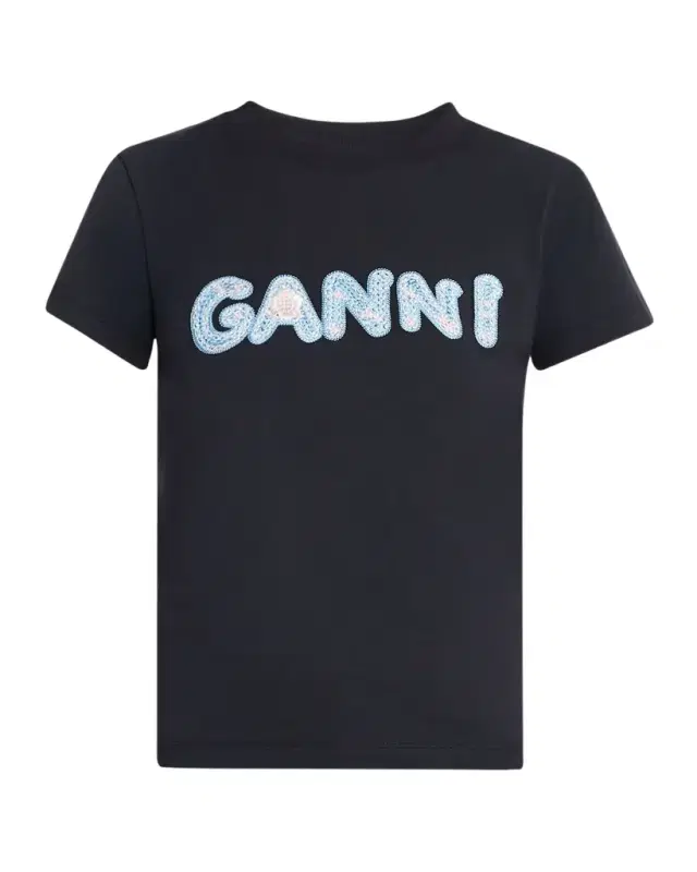 Logo Embroidered Cotton-Jersey Tee