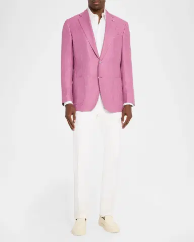 Stefano Ricci Men's Solid Textured Single-Breasted Sport Coat | Thumbnail 2 Stefano Ricci Men's Solid Textured Single-Breasted Sport Coat | Thumbnail 2