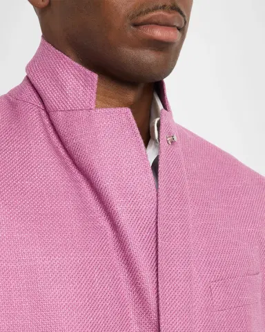 Stefano Ricci Men's Solid Textured Single-Breasted Sport Coat | Thumbnail 7 Stefano Ricci Men's Solid Textured Single-Breasted Sport Coat | Thumbnail 7