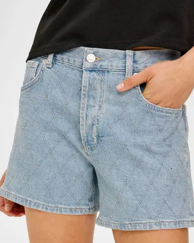 Rails Mesa Lattice Denim Shorts | Thumbnail 5