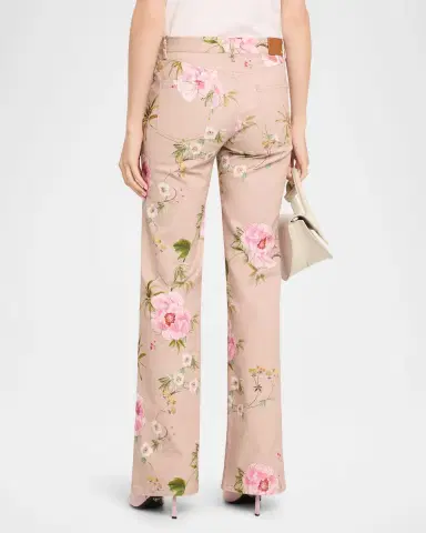 Kobi Halperin Leigh Floral-Print Straight-Leg Pants | Thumbnail 3 Kobi Halperin Leigh Floral-Print Straight-Leg Pants | Thumbnail 3