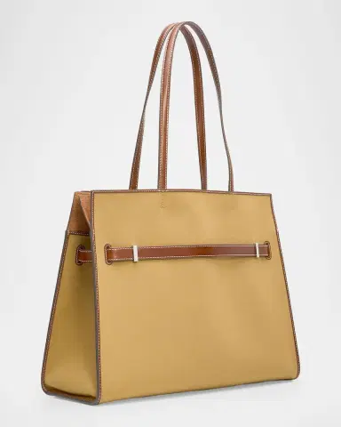 Tory Burch Lee Radziwill Canvas Tote Bag | Thumbnail 3 Tory Burch Lee Radziwill Canvas Tote Bag | Thumbnail 3