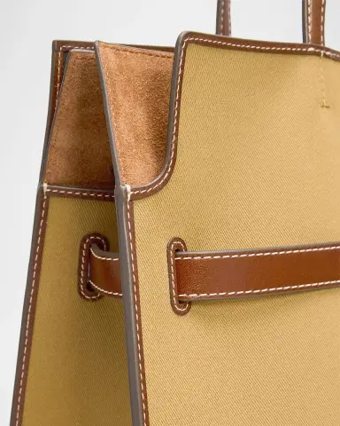 Tory Burch Lee Radziwill Canvas Tote Bag | Thumbnail 7 Tory Burch Lee Radziwill Canvas Tote Bag | Thumbnail 7