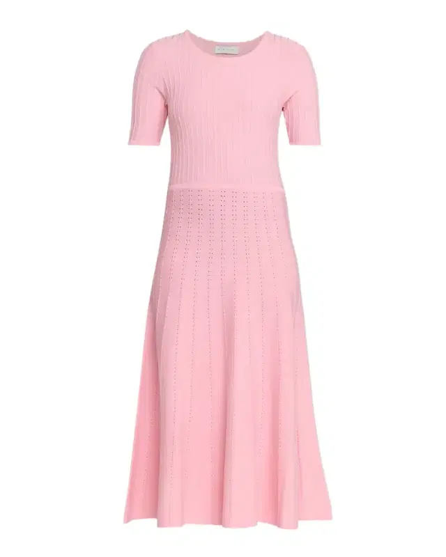 The Carla Ribbed Knit Midi Sweater Dress