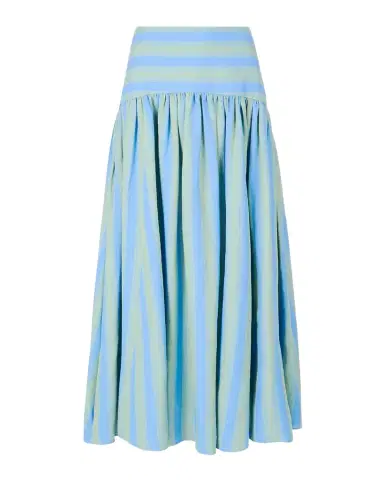 Staud Procida Striped Linen Maxi Skirt | Thumbnail 1 Staud Procida Striped Linen Maxi Skirt | Thumbnail 1