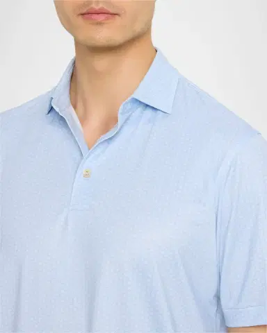 Peter Millar Men's Nautilus Performance Jersey Polo Shirt | Thumbnail 5