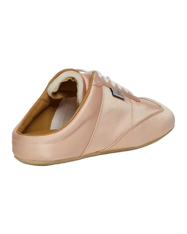 Satin Sneaker Mules