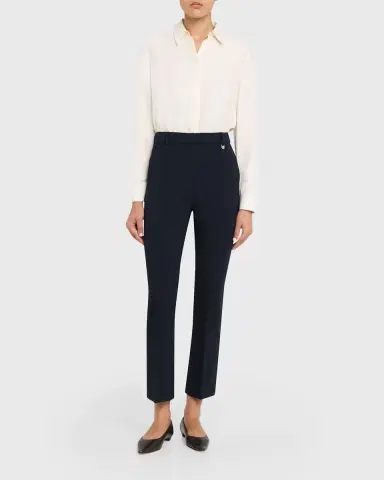 Max Mara Stretch Wool Cigarette Trousers | Thumbnail 2 Max Mara Stretch Wool Cigarette Trousers | Thumbnail 2