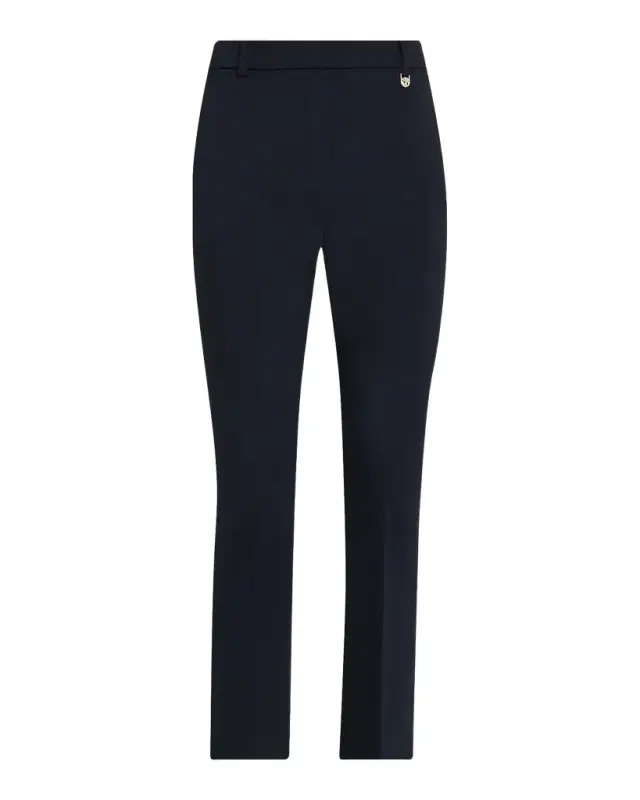 Stretch Wool Cigarette Trousers