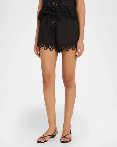 Ramy Brook Diane Eyelet Drawstring Shorts | Thumbnail 3 Ramy Brook Diane Eyelet Drawstring Shorts | Thumbnail 3