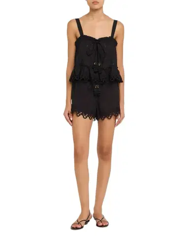 Ramy Brook Diane Eyelet Drawstring Shorts | Thumbnail 1 Ramy Brook Diane Eyelet Drawstring Shorts | Thumbnail 1