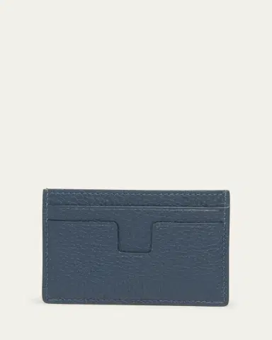TOM FORD Men's T-Line Grained Leather Card Holder | Thumbnail 6