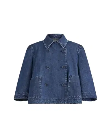 Altuzarra Hayden Denim Double-Breasted Jacket | Thumbnail 1