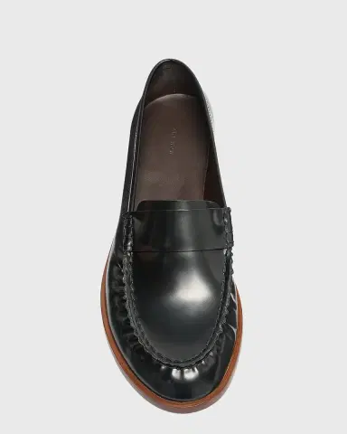THE ROW Calfskin Leather Loafers | Thumbnail 3
