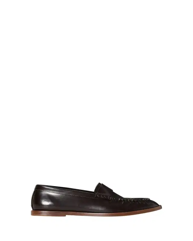 Calfskin Leather Loafers