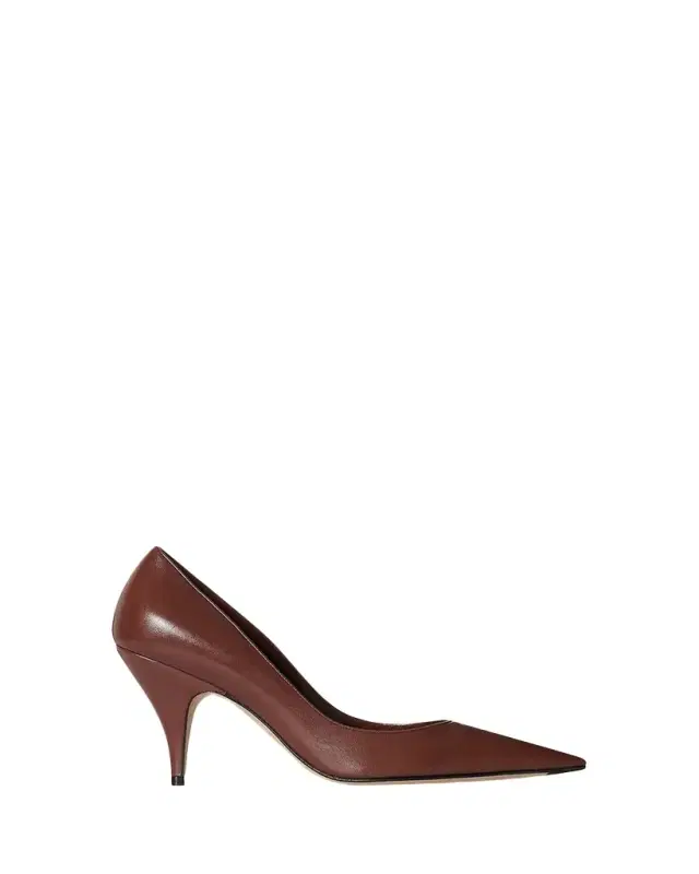 80mm Liisa Leather Pumps