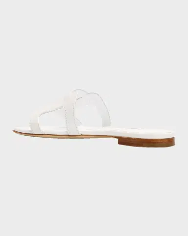 Manolo Blahnik Grellanu Leather Flat Slide Sandals | Thumbnail 8 Manolo Blahnik Grellanu Leather Flat Slide Sandals | Thumbnail 8