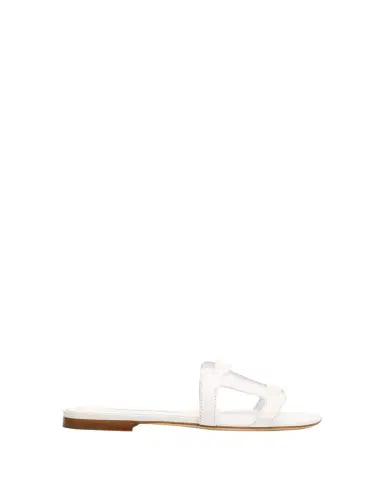Manolo Blahnik Grellanu Leather Flat Slide Sandals | Thumbnail 1 Manolo Blahnik Grellanu Leather Flat Slide Sandals | Thumbnail 1