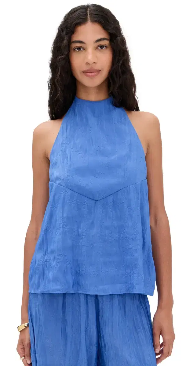 VRG GRL ierra Cobalt Top Cobalt