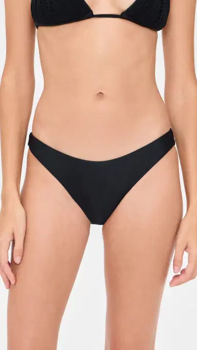 PQ Swim Basic Ruched Bikini Bottoms Midnight S | Thumbnail 2