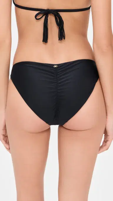 PQ Swim Basic Ruched Bikini Bottoms Midnight S | Thumbnail 3